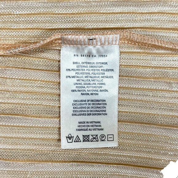 Maeve | Anthropologie | Ambra Skirt | Pink Rose | Metallic | Pleated | A-line - Picture 5 of 10